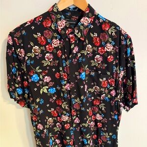 Floral Urban Outfitters SL Button Down